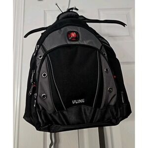 Wenger Synergy Pro 16" Laptop Backpack~ Black/Gray~New Open Box‎